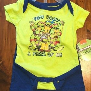 Teenage Mutant Ninja Turtle Nickelodeon 2 Pieces